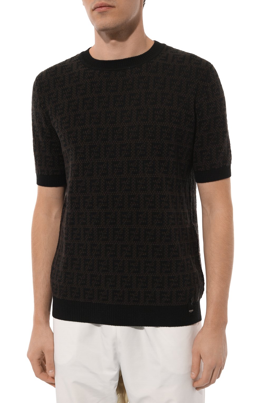 Джемпер из шерсти и хлопка FENDI, арт. FZX050/AKFS/F0FF6, фото 3