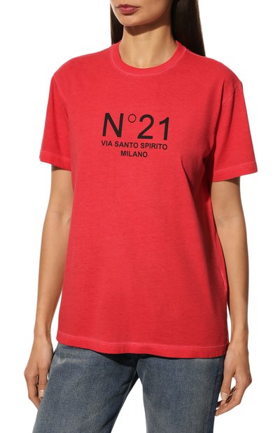 Хлопковая футболка N21, арт. 22I N2M0/F051/6325, фото 3