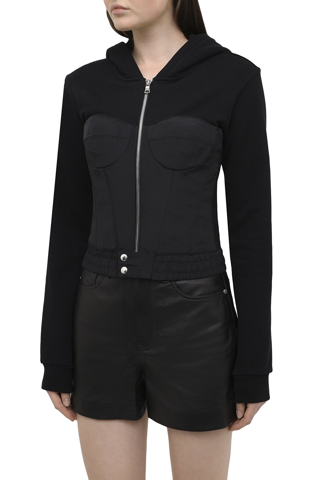 Хлопковый кардиган RTA, арт. WF0213-9030BLK, фото 3