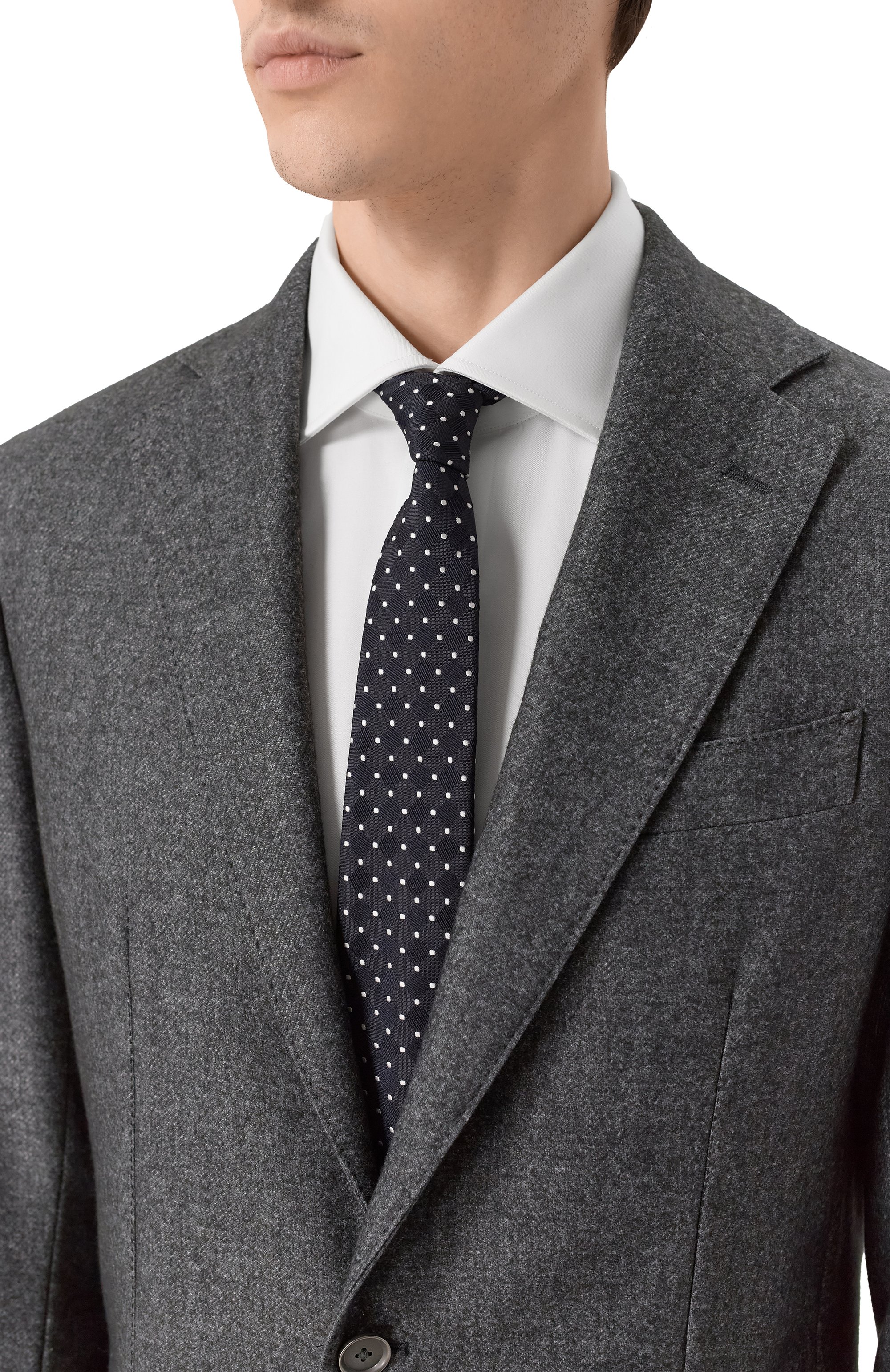 Шелковый галстук GIORGIO ARMANI, арт. GM000800/TE20416, фото 2