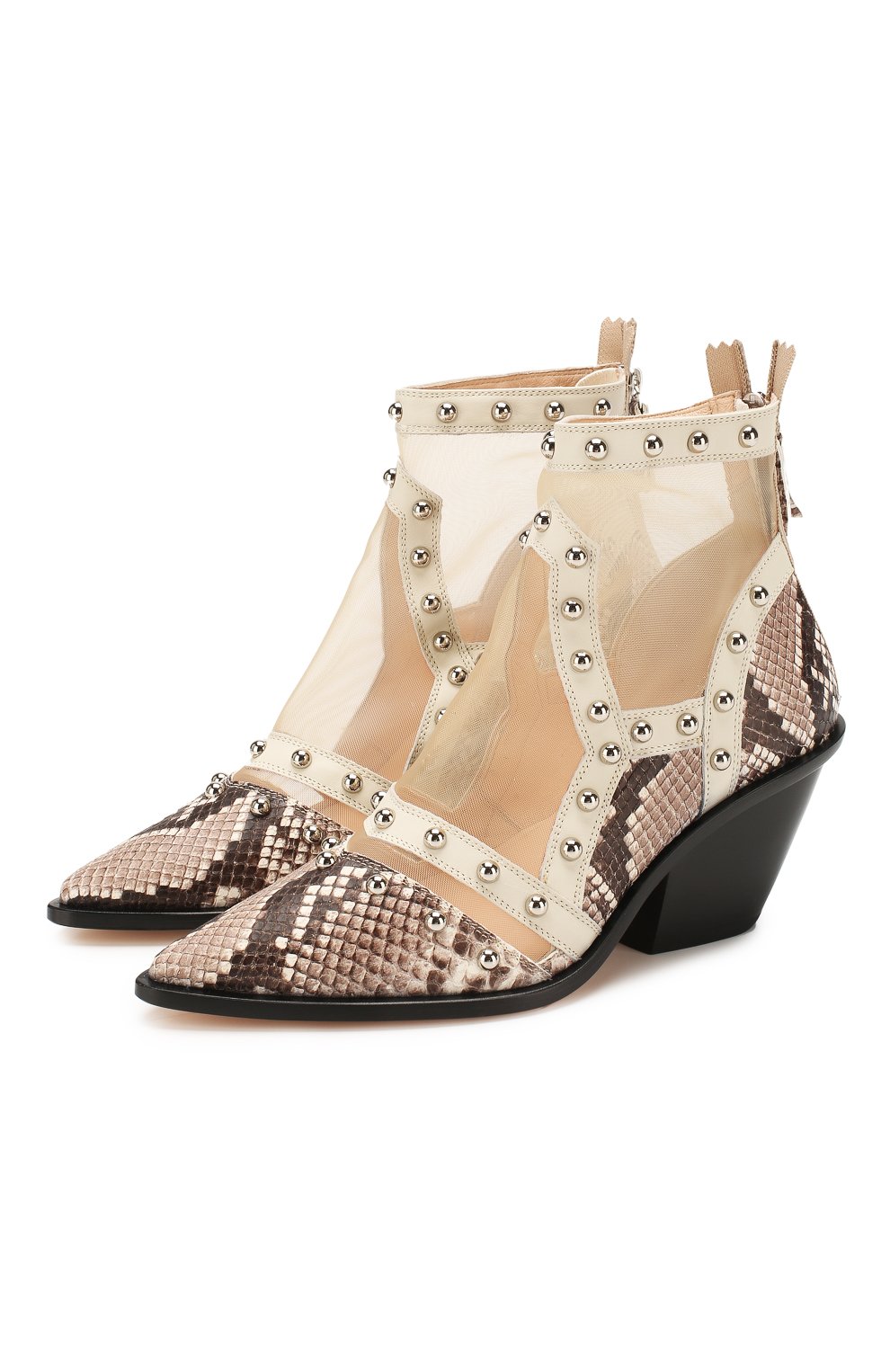 Комбинированные ботильоны AGL, арт. D239567PBKZ031D048, фото 1