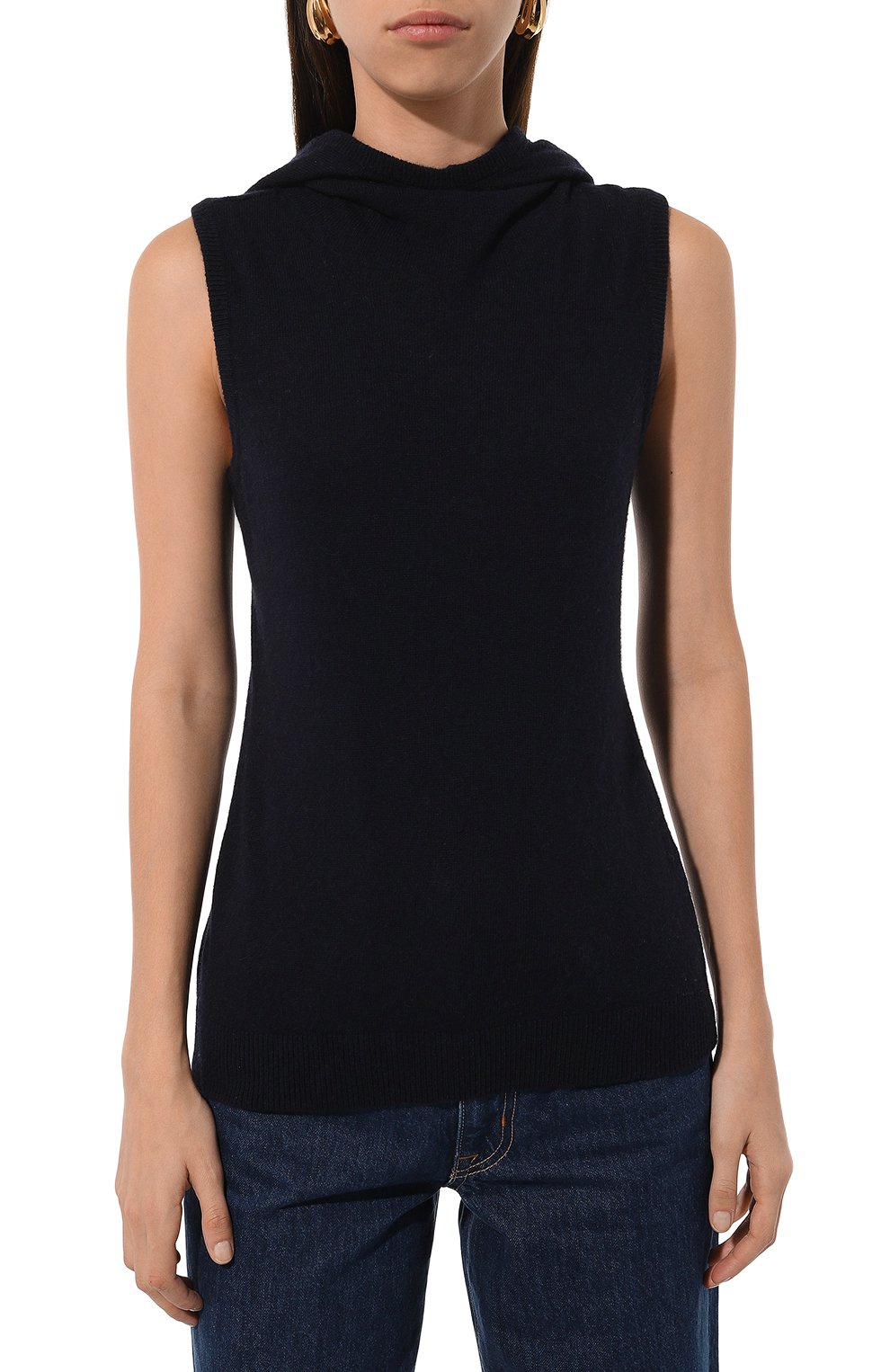 Жилет BORNE BOURGEOIS темно-синего цвета по цене 29500 руб., арт. KW-JL-BO-7010, фото 3 Жилет BORNE BOURGEOIS, арт. KW-JL-BO-7010, фото 3