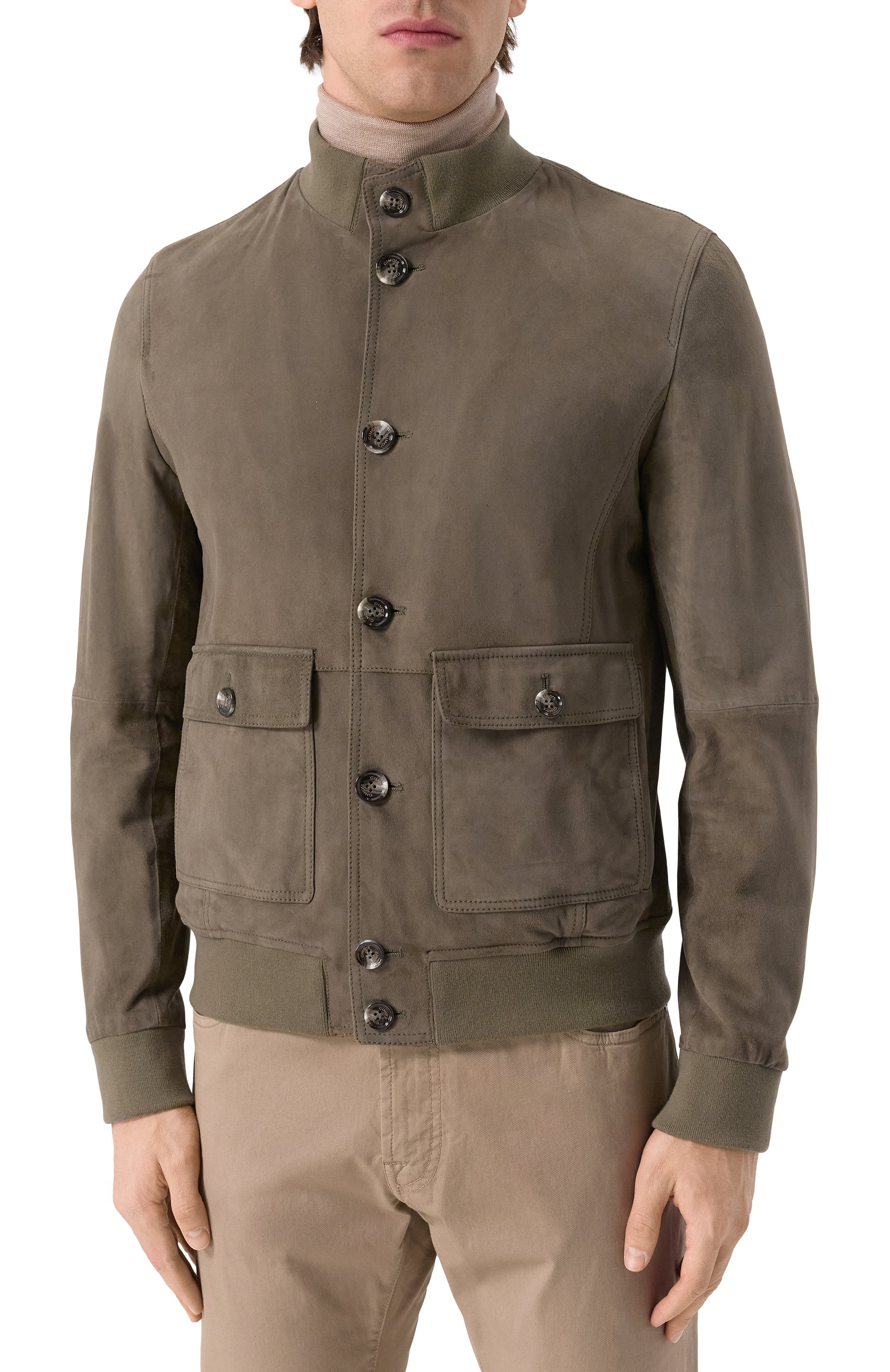 Замшевый бомбер GIMO'S, арт. 5S20.1.000.52, фото 3