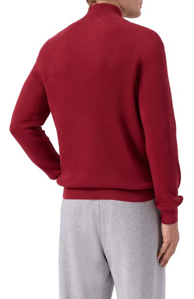 Хлопковый джемпер BRUNELLO CUCINELLI, арт. M29400104, фото 4