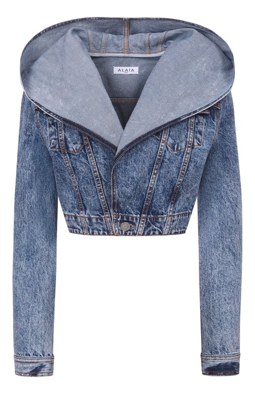 Джинсовая куртка Alaia AA9V0306T535C Синий AA9V0306T535C