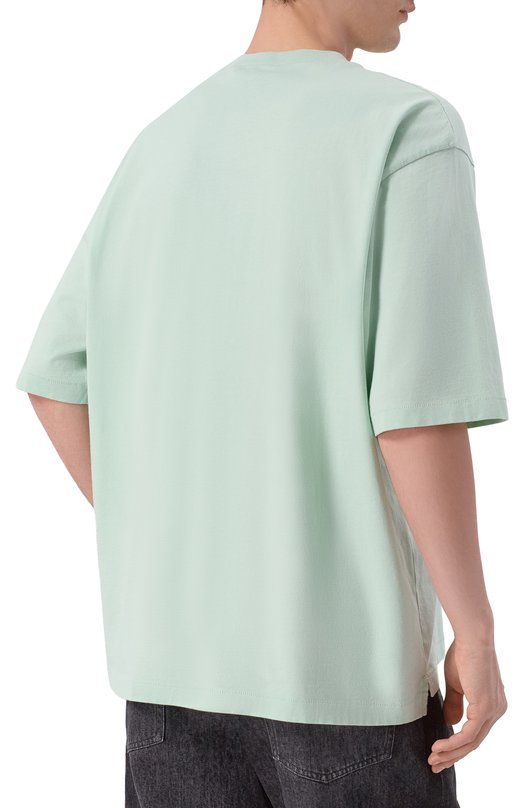 Хлопковая футболка Dsquared2 S74GD1542/D20108 Зелёный  S74GD1542/D20108 Фото 4