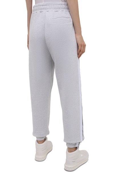 Хлопковые джоггеры PALM ANGELS светло-серого цвета по цене 52350 руб., арт. PWCH006F21FLE0010801, фото 4 Хлопковые джоггеры PALM ANGELS, арт. PWCH006F21FLE0010801, фото 4