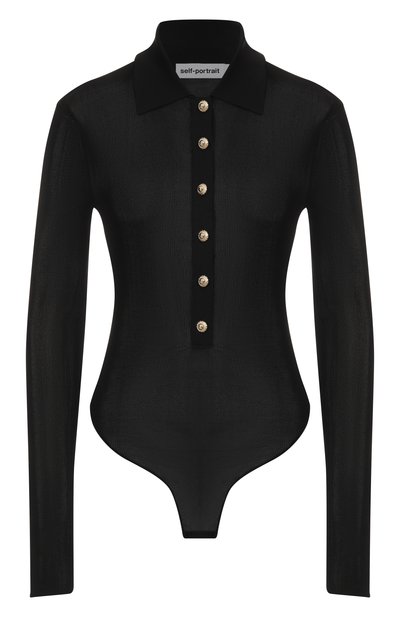Боди из вискозы SELF-PORTRAIT, арт. PF25113TB, фото 1