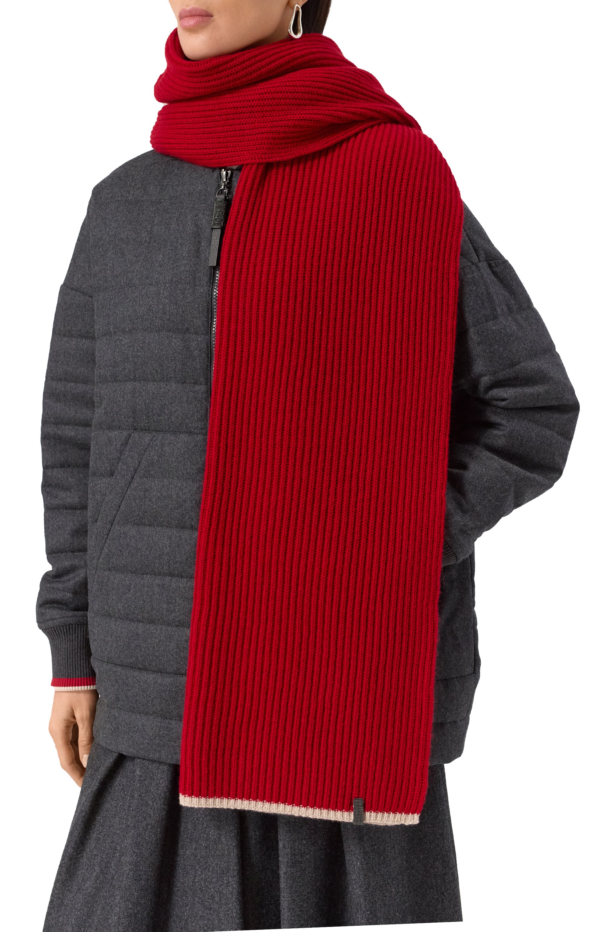 Кашемировый шарф BRUNELLO CUCINELLI, арт. M12504989, фото 3