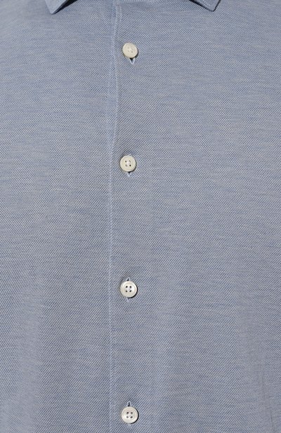 Хлопковая рубашка ZEGNA, арт. UBX18A5/SRF5, фото 5