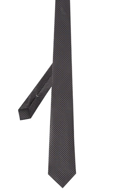 Шелковый галстук CANALI разноцветного цвета по цене 21250 руб., арт. 18/HS04113, фото 3 Шелковый галстук CANALI, арт. 18/HS04113, фото 3