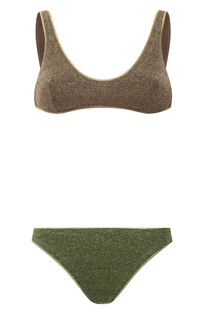 Женский раздельный купальник OSEREE, арт. LSS205/LUREX/SAND/GREEN