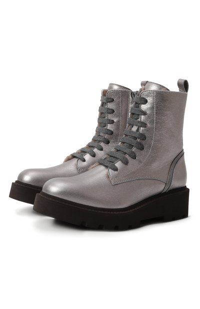 Кожаные ботинки BRUNELLO CUCINELLI, арт. BZLMN1G401, фото 1