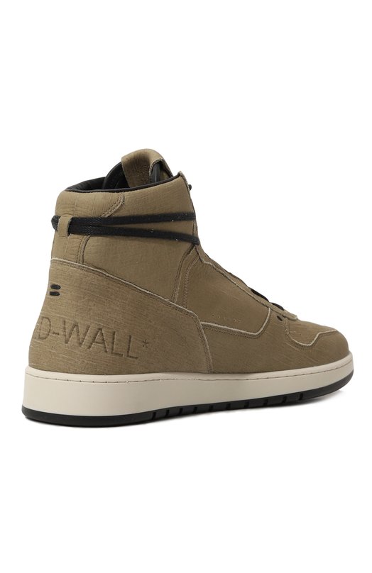 Кожаные кеды Luol Hi Top A-COLD-WALL Хаки, фото 5