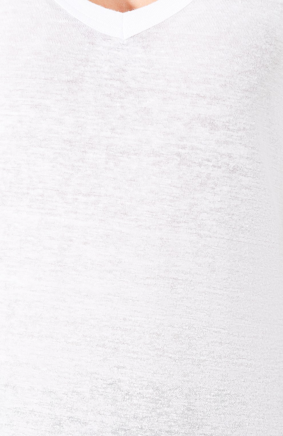 Льняная футболка ISABEL MARANT ETOILE белого цвета по цене 15150 руб., арт. TS0377-00M004E/KRANGER, фото 5 Льняная футболка ISABEL MARANT ETOILE, арт. TS0377-00M004E/KRANGER, фото 5