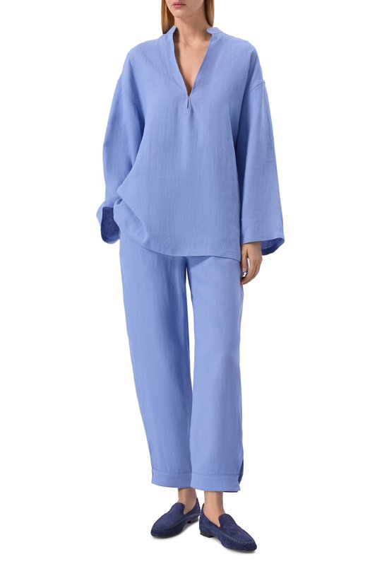 Блузка Giorgio Armani GW003068/TE10238 Голубой  GW003068/TE10238 Фото 2