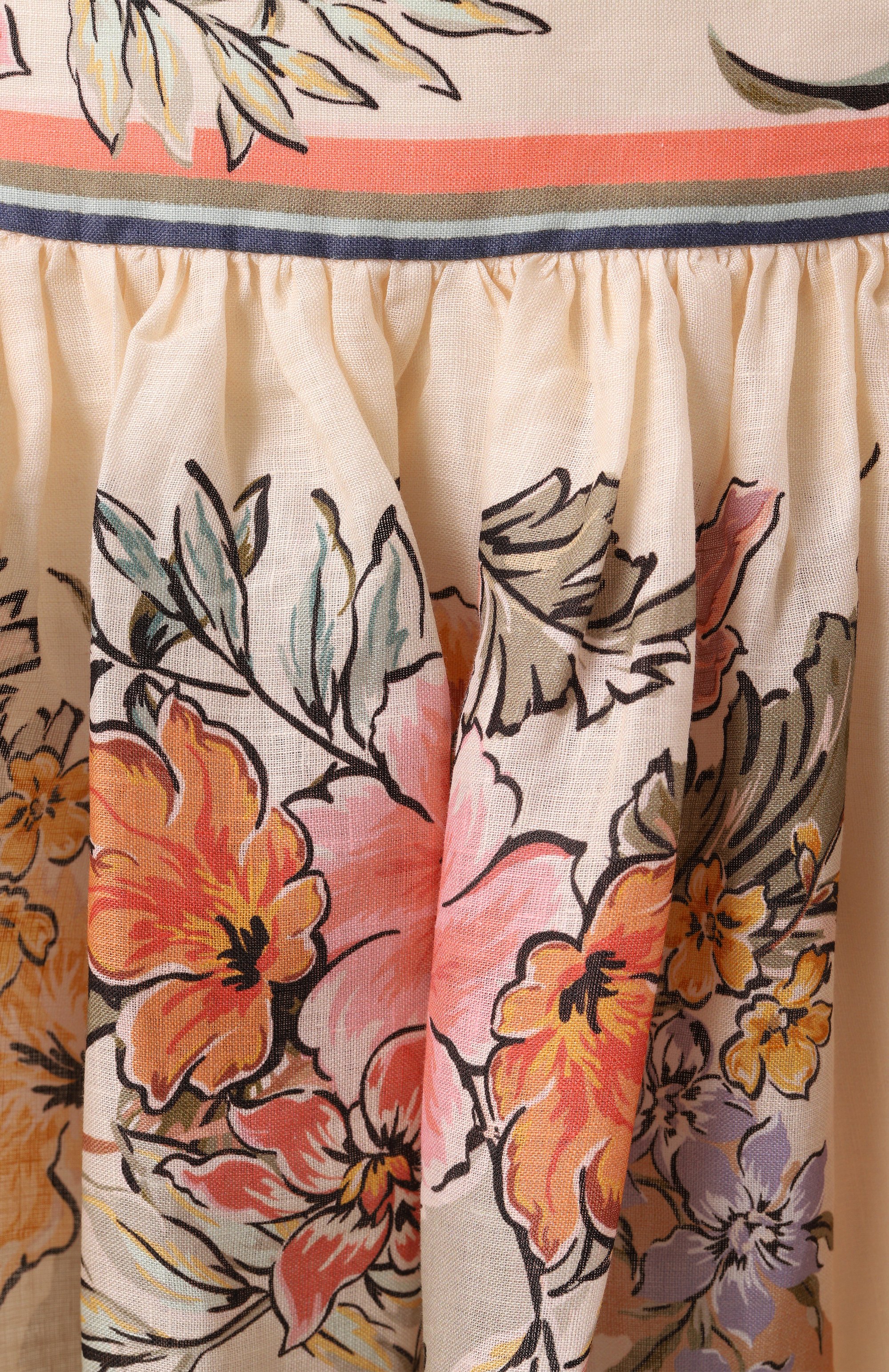 Льняная юбка ZIMMERMANN, арт. 1750SRS253, фото 6