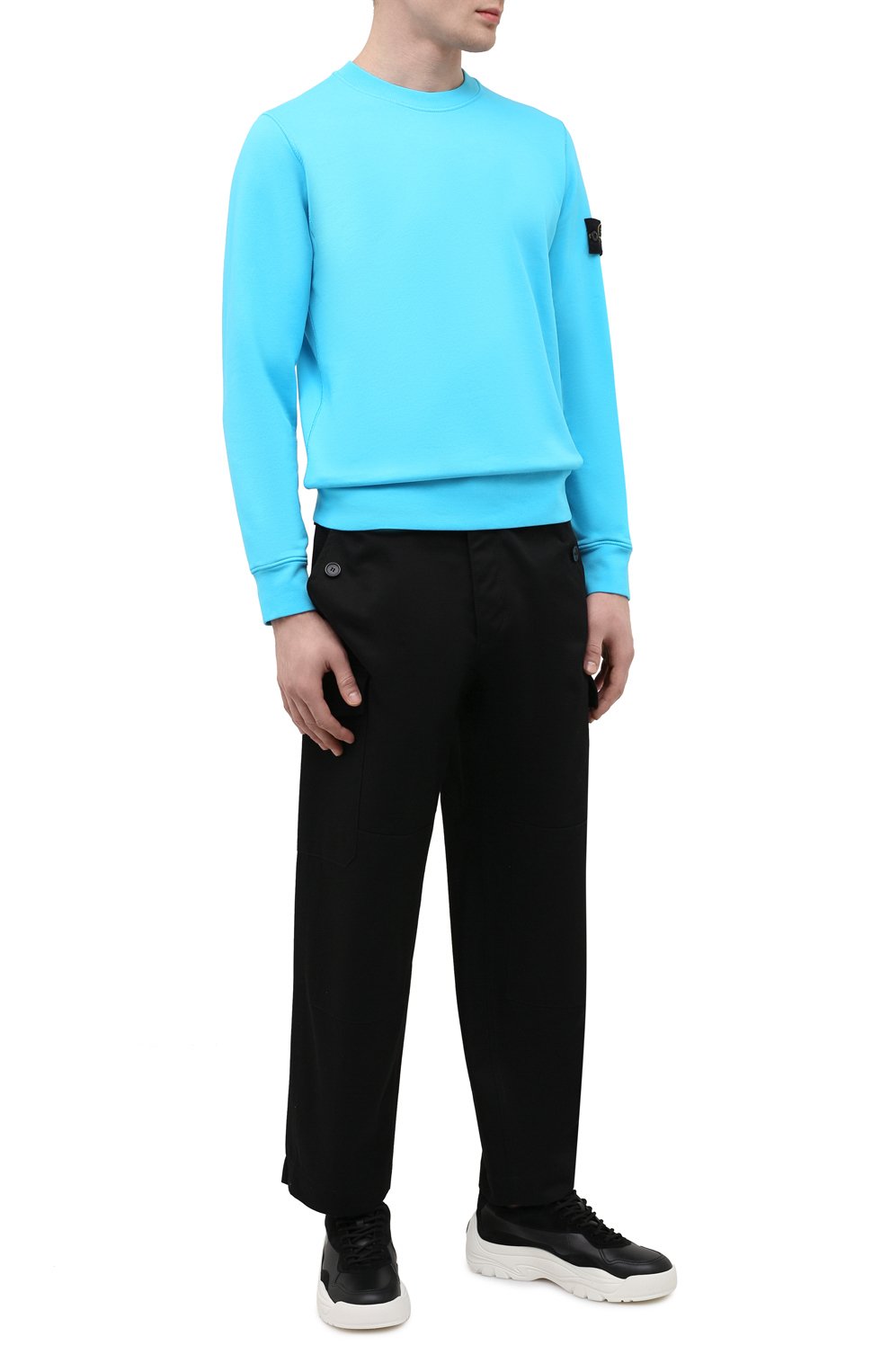 Хлопковый свитшот STONE ISLAND, арт. 741563051, фото 2