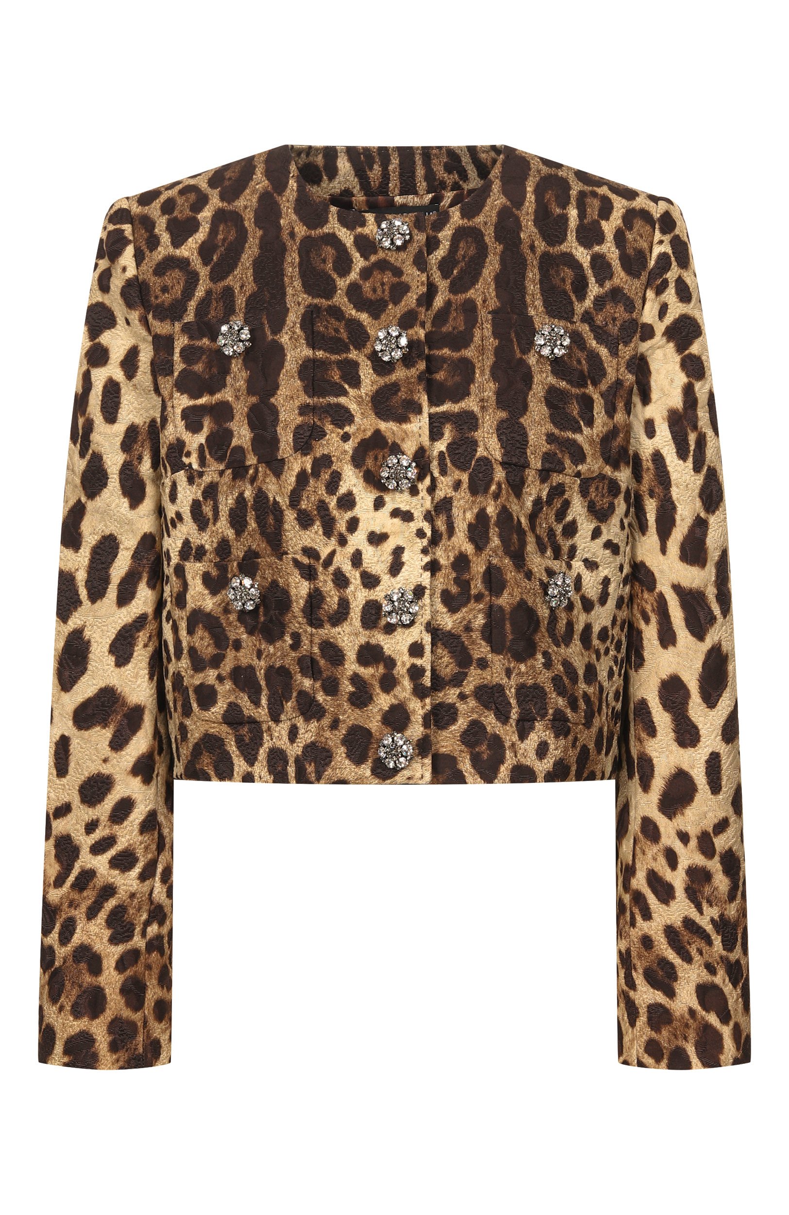 Жакет из хлопка и шелка DOLCE & GABBANA, арт. F27HKZ/FSTB3, фото 1