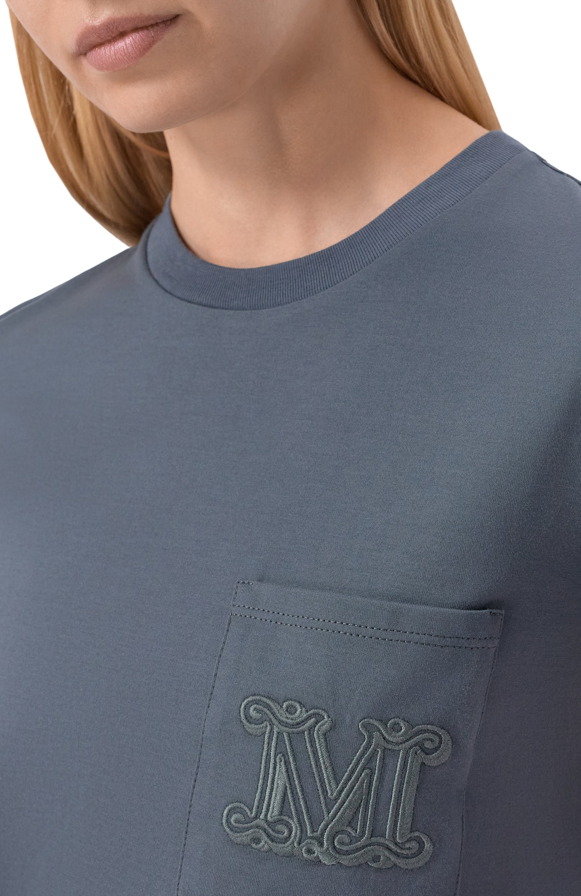 Хлопковая футболка MAX MARA, арт. PAPAIA, фото 5