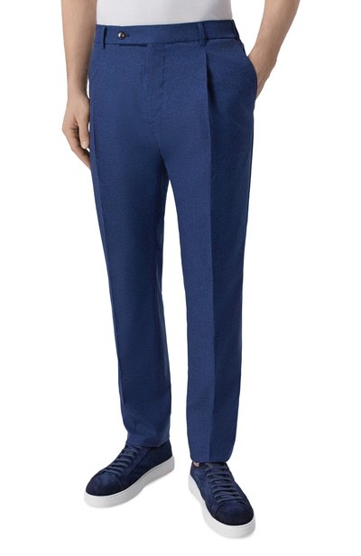 Брюки из шерсти и хлопка ANDREA CAMPAGNA, арт. XRETR0L0NG/GB1866, фото 3