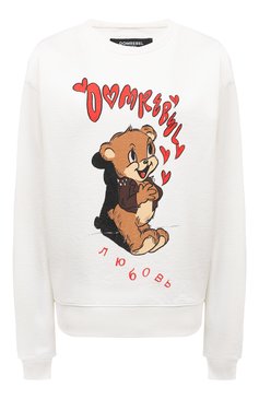 Женский хлопковый свитшот DOMREBEL бежевого цвета, арт. B00M B00M/SWEATSHIRT | Фото 1 (Тематический товар: Teddy Bear; Рукава: Длинные; Длина (для топов): Стандартные; Материал сплава: Проставлено; Материал внешний: Хлопок; Стили: Спорт-шик; Драгоценные камни: Проставлено; Женское Кросс-КТ: Свитшот-одежда)