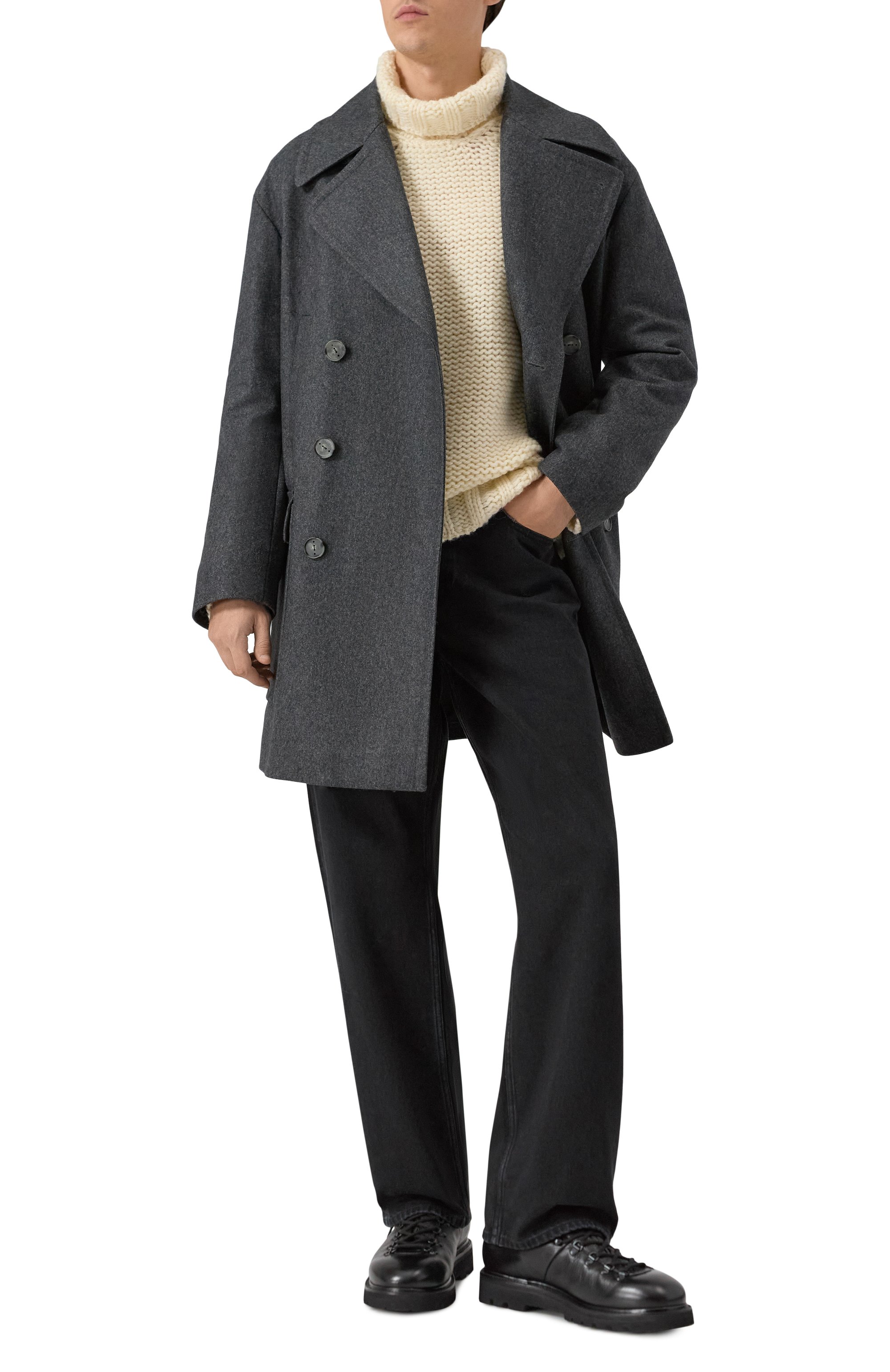 Шерстяное пальто HEVO, арт. M0NTEMES0LA 150/I740, фото 2