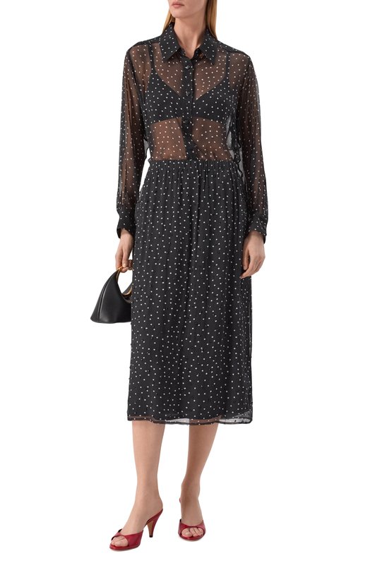 Шелковая юбка Albus Lumen AL.RT26.SKIRT05 Чёрный  AL.RT26.SKIRT05 Фото 2