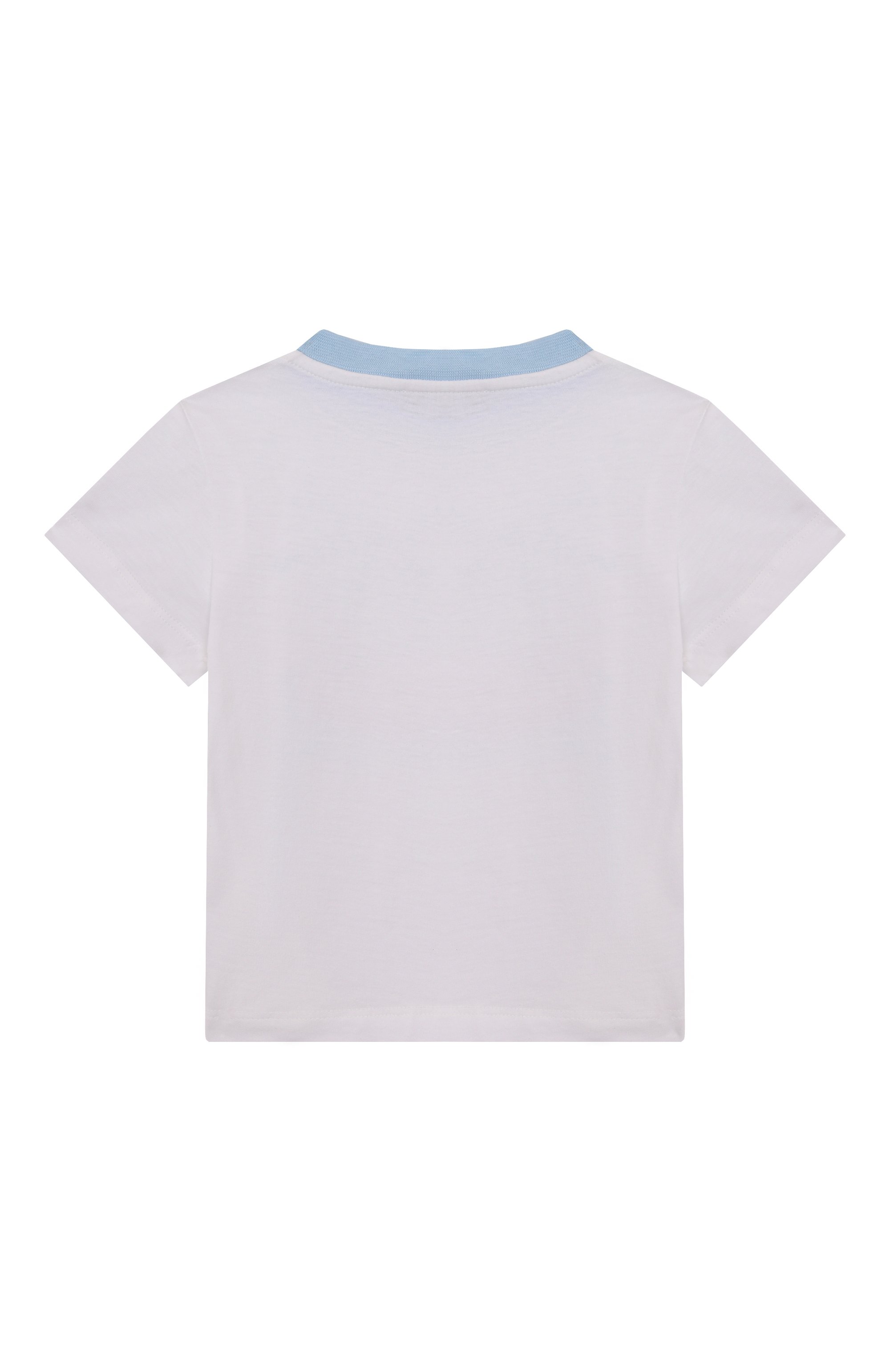 Хлопковая футболка MONNALISA, арт. 28E607, фото 2