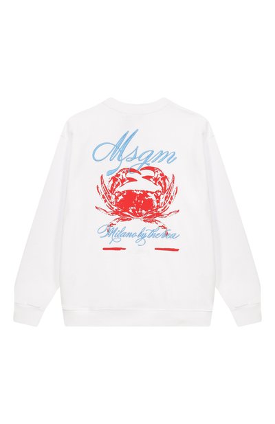 Хлопковый свитшот MSGM KIDS, арт. S6MSJBSW294
