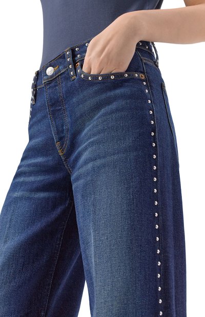 Джинсы 70s RE/DONE синего цвета по цене 69300 руб., арт. 190-03WSTMRWL, фото 5 Джинсы 70s RE/DONE, арт. 190-03WSTMRWL, фото 5