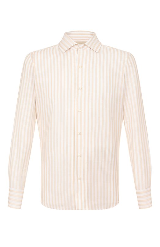 Рубашка из хлопка и льна MVST M0RBIDA/R0BERT0/R0UND/300-C0TT0N/LINEN Бежевый M0RBIDA/R0BERT0/R0UND/300-C0TT0N/LINEN