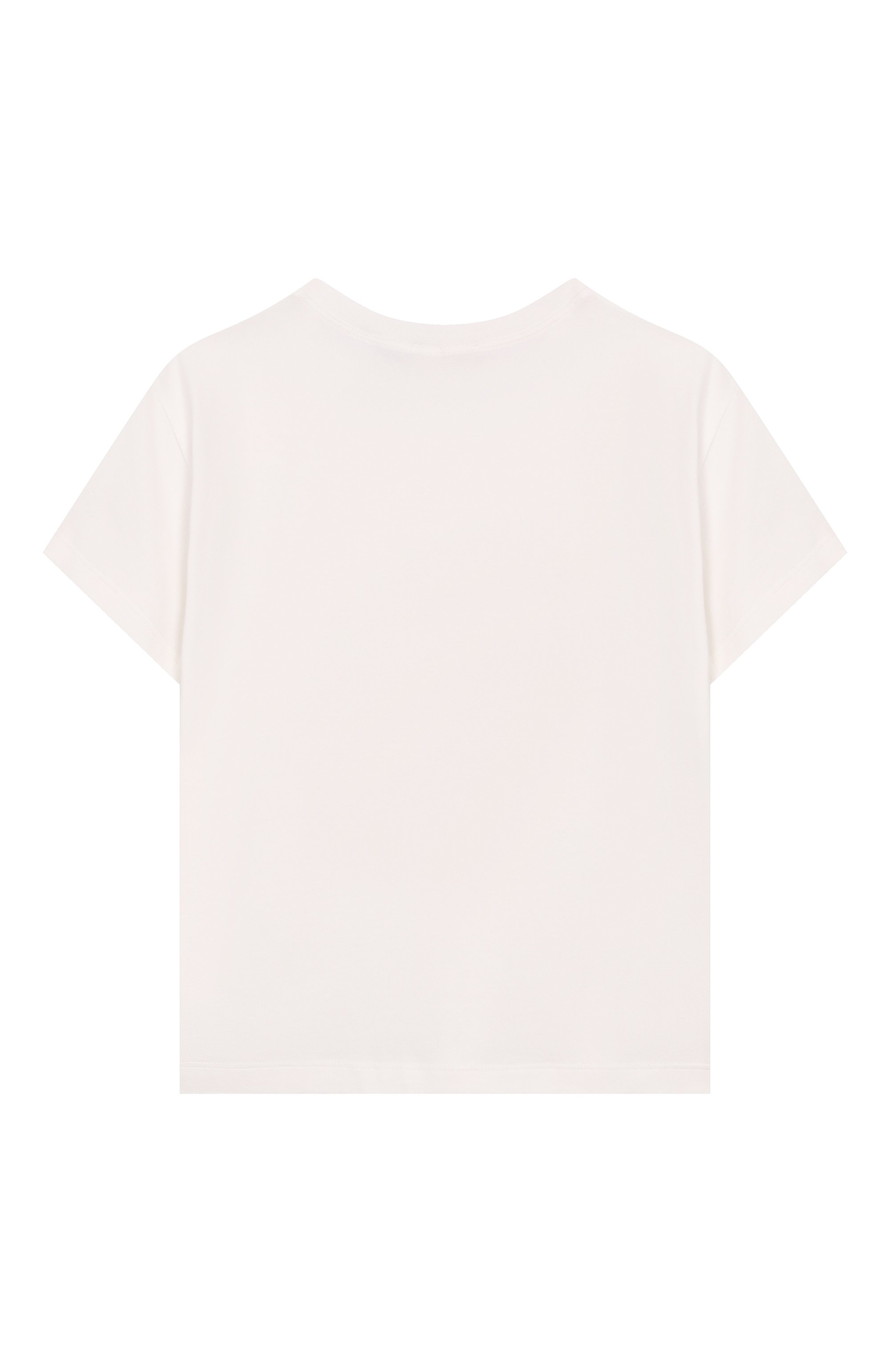 Хлопковая футболка ELIE SAAB JUNIOR, арт. EFTS024/TS0059_001, фото 2