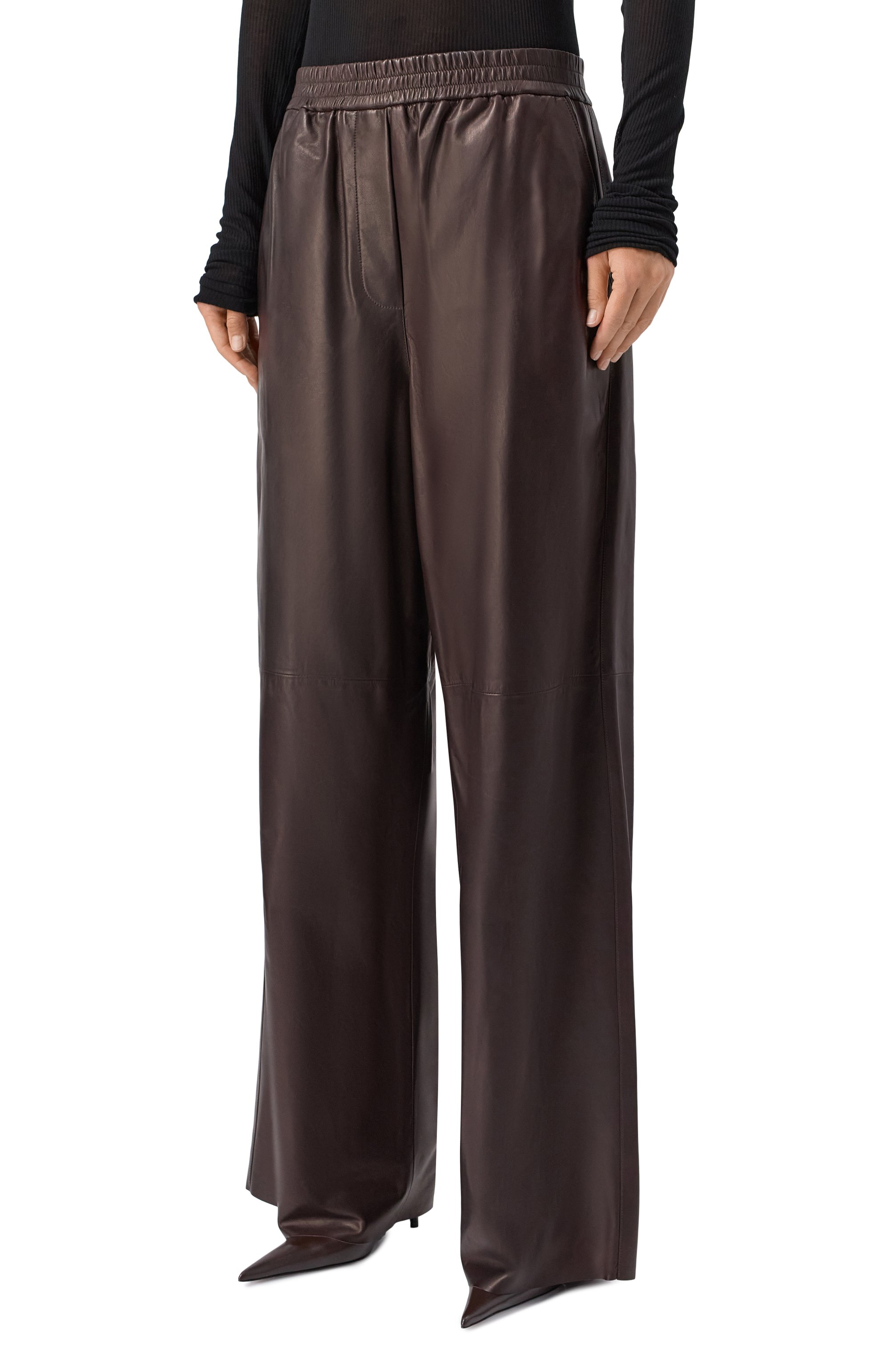 Кожаные брюки GIORGIO ARMANI, арт. GW002051/AF19603, фото 3