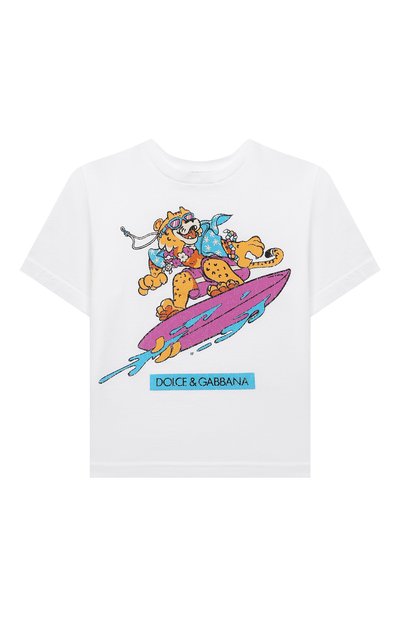 Хлопковая футболка DOLCE & GABBANA, арт. L4JTEY/G7M6A/2-6