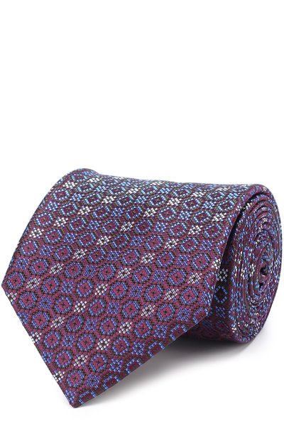 Мужской шелковый галстук с узором BRIONI, арт. 062I/0640Z