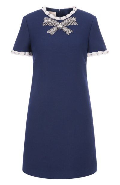 Женское платье из шерсти и шелка VALENTINO, арт. 7B3VADR9/1CF