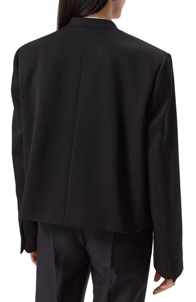 Шерстяной жакет JIL SANDER черного цвета по цене 399500 руб., арт. J01BN0131-J40021, фото 4 Шерстяной жакет JIL SANDER, арт. J01BN0131-J40021, фото 4