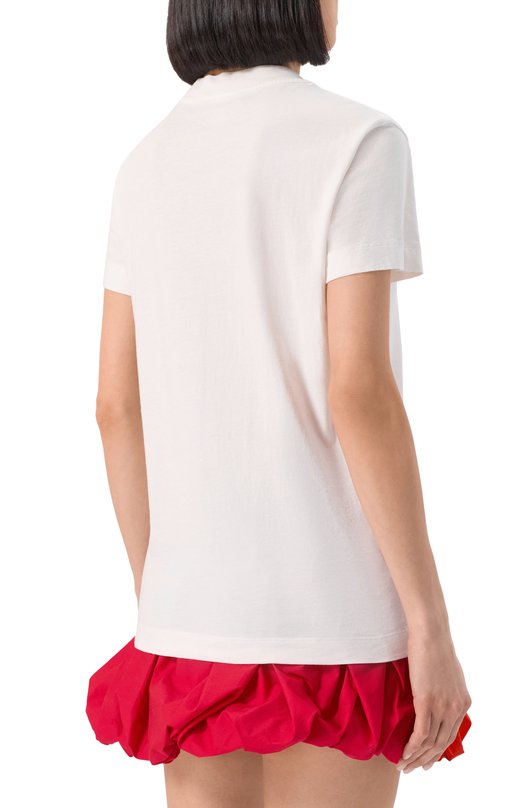 Хлопковая футболка Pinko 105050/A2D6 Белый  105050/A2D6 Фото 4