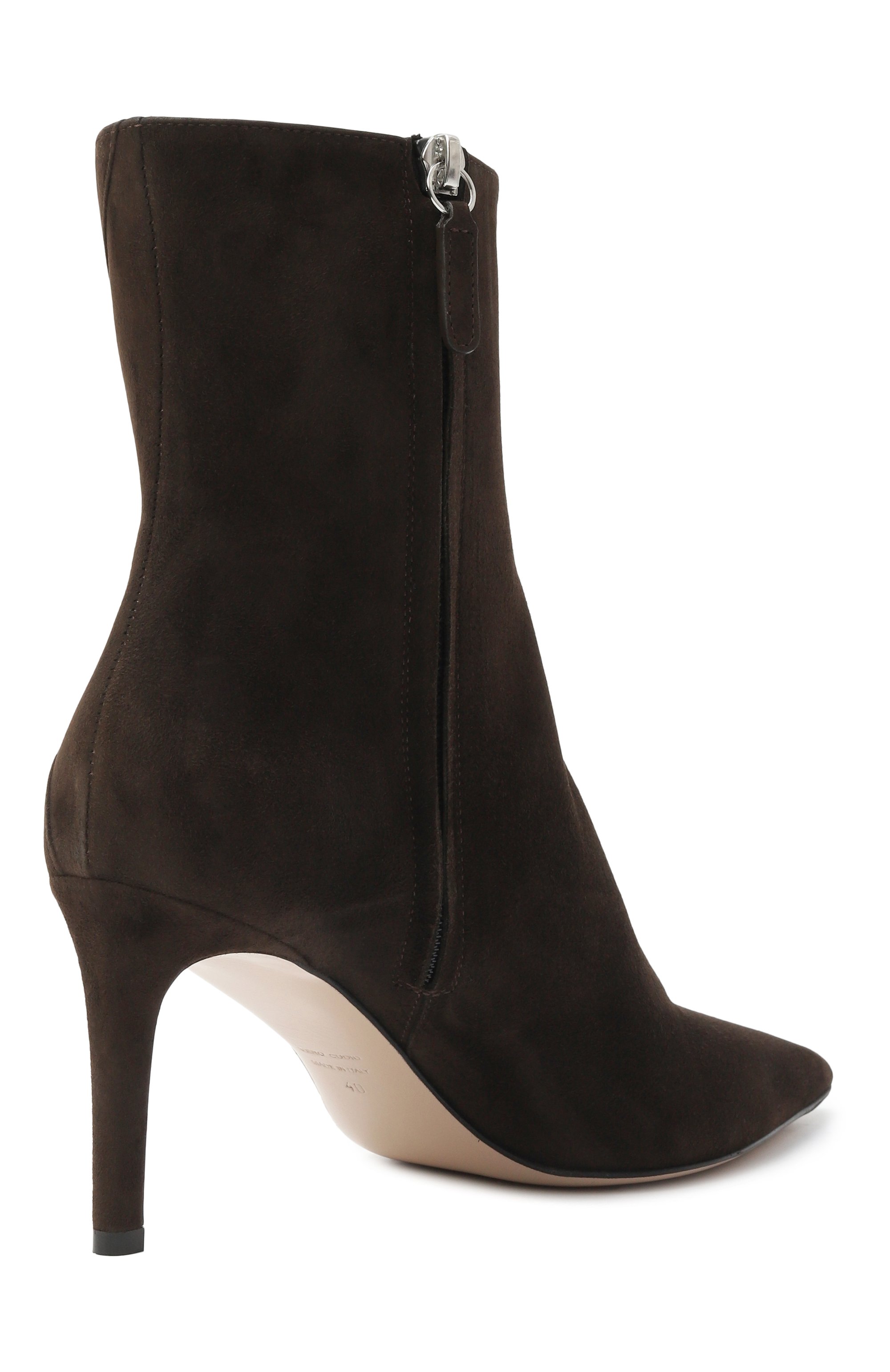 Замшевые ботильоны KITON, арт. D56823K0525F06, фото 5