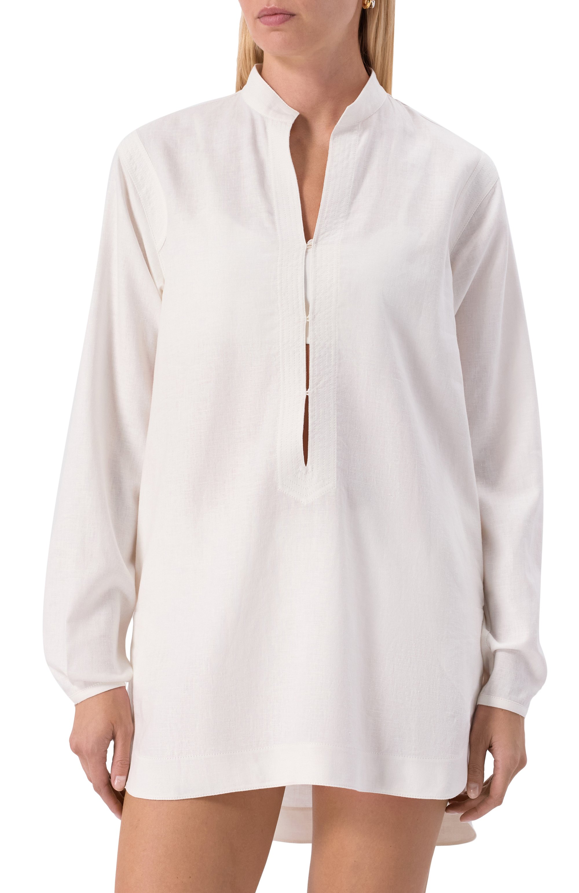 Туника изо льна и вискозы EDOMO, арт. B003104SS25, фото 3