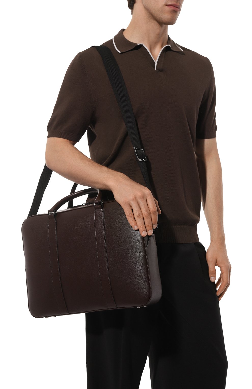 Кожаная сумка для ноутбука CANALI, арт. P325157/NA00053, фото 2