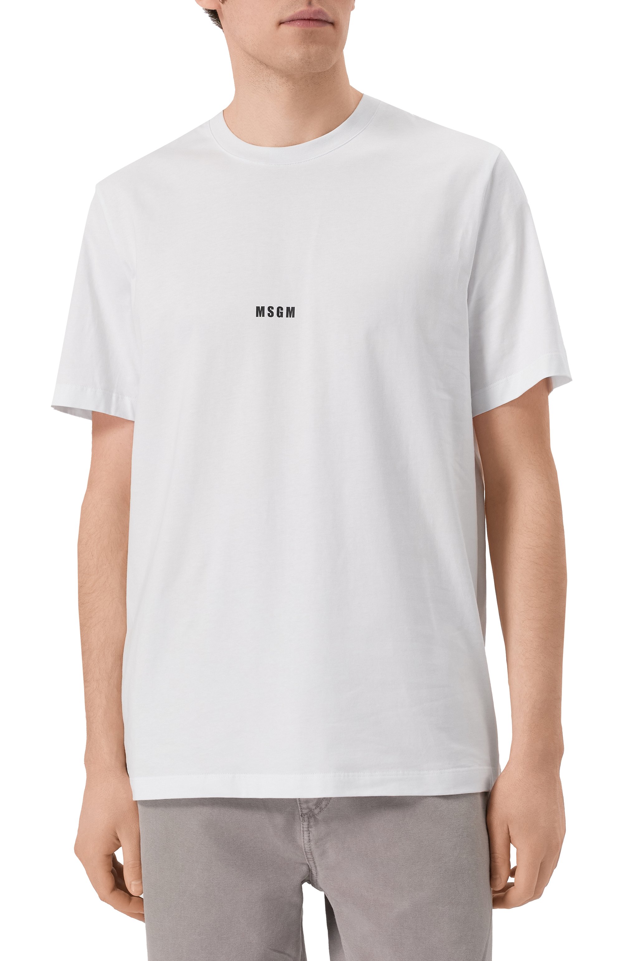 Хлопковая футболка MSGM, арт. 2000MM500 200002, фото 3