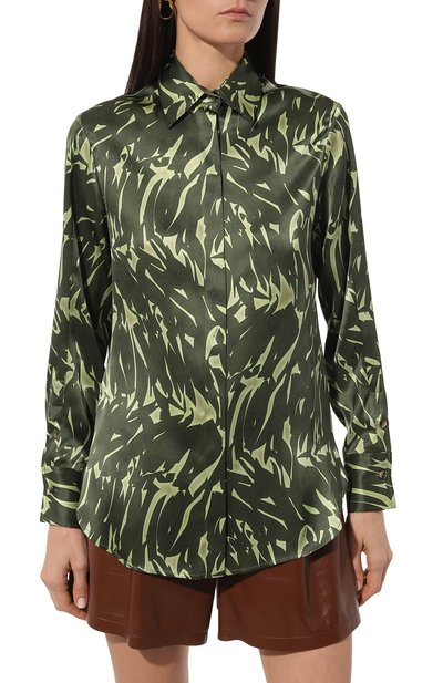 Шелковая блузка KITON, арт. D55442K0978C, фото 3