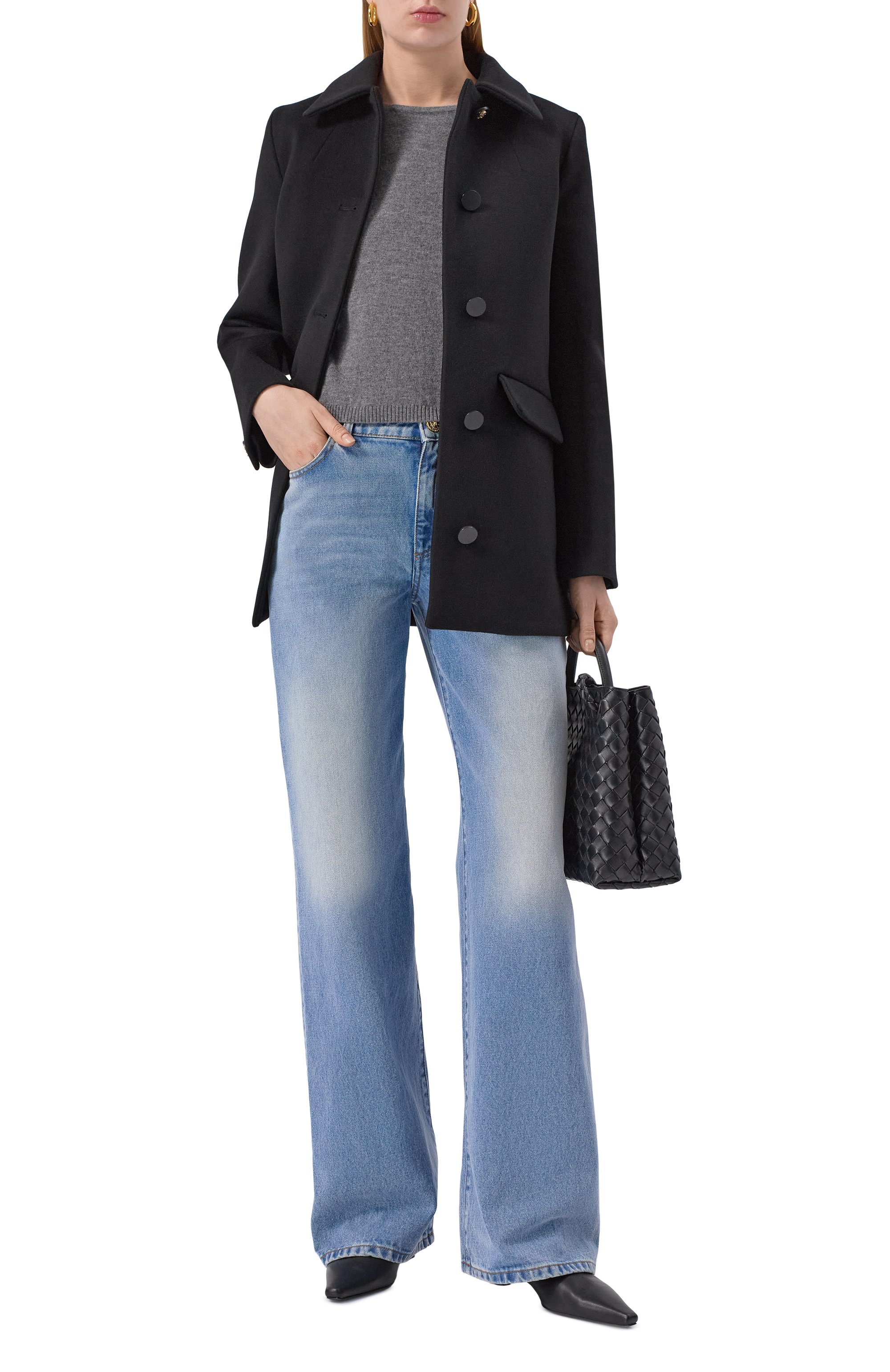 Шерстяное полупальто GUCCI, арт. 835575/ZHW03, фото 2