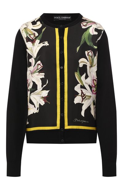 Женский шелковый кардиган DOLCE & GABBANA, арт. FX451T/JASHA