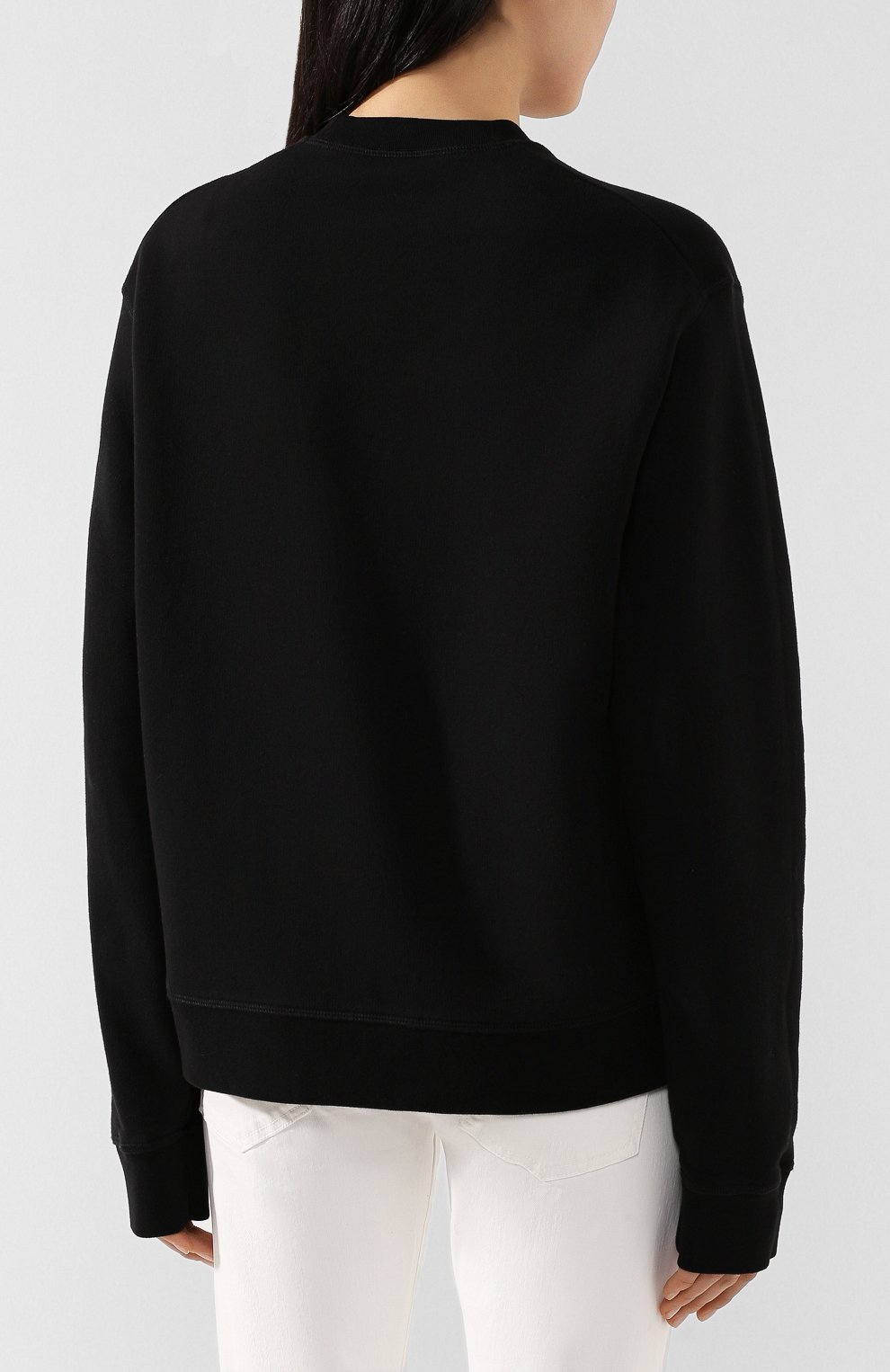 Хлопковый свитшот DSQUARED2 черного цвета по цене 53800 руб., арт. S72GU0265/S25042, фото 4 Хлопковый свитшот DSQUARED2, арт. S72GU0265/S25042, фото 4
