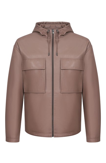 Мужская кожаная ку ртка MVST, арт. M26.2PM.L011/L011 NAPPA CREAM