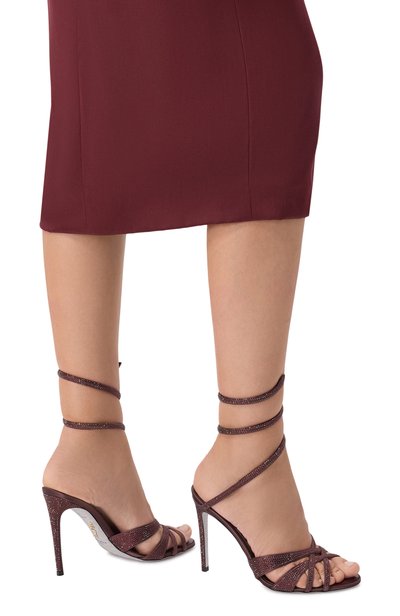 Текстильные босоножки rene caovilla for mvst MVST, арт. C12880-105/R001, фото 2