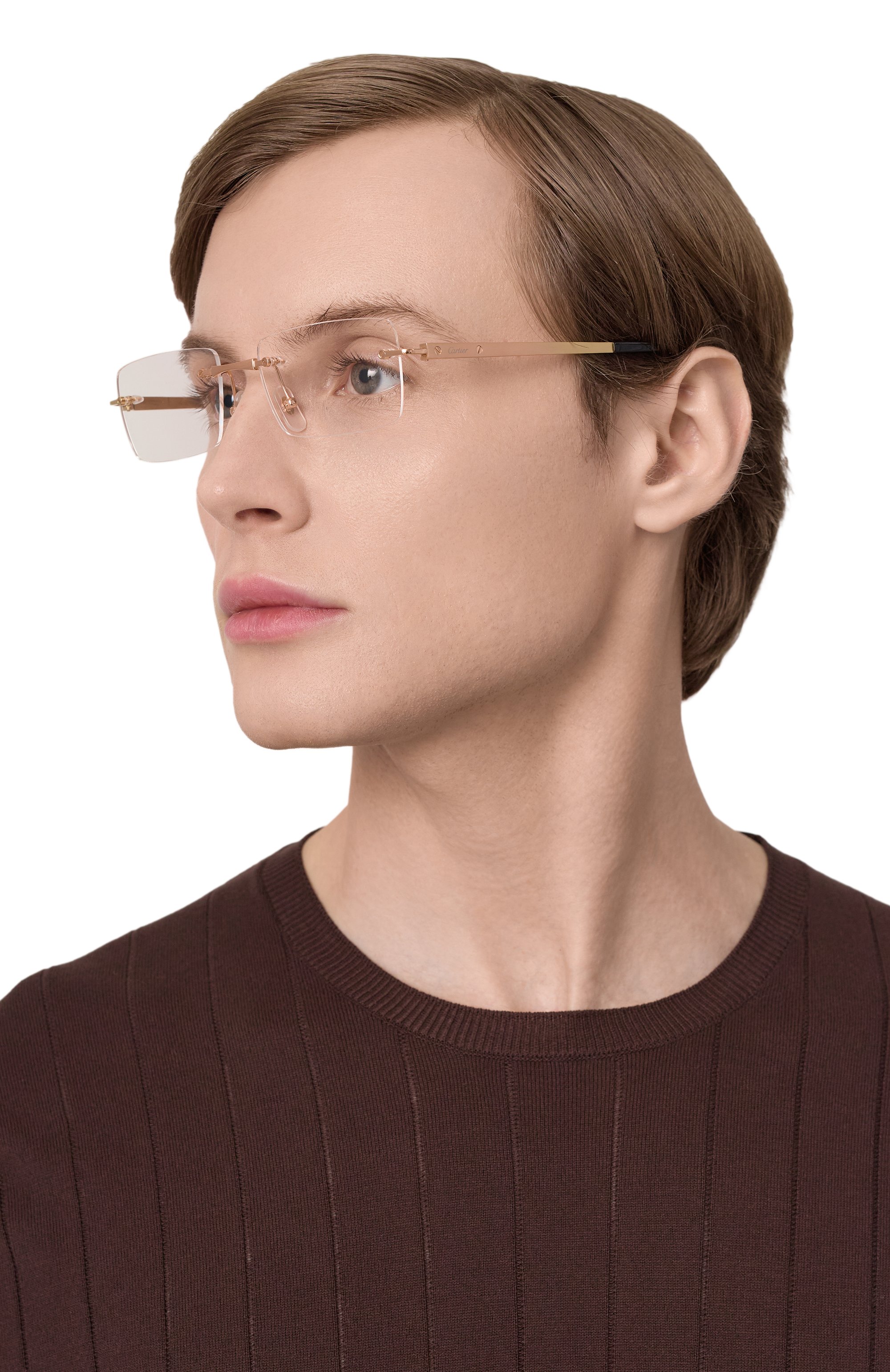 Оправа CARTIER золотого цвета по цене 151500 руб., арт. CT0511 001, фото 2 Оправа CARTIER, арт. CT0511 001, фото 2